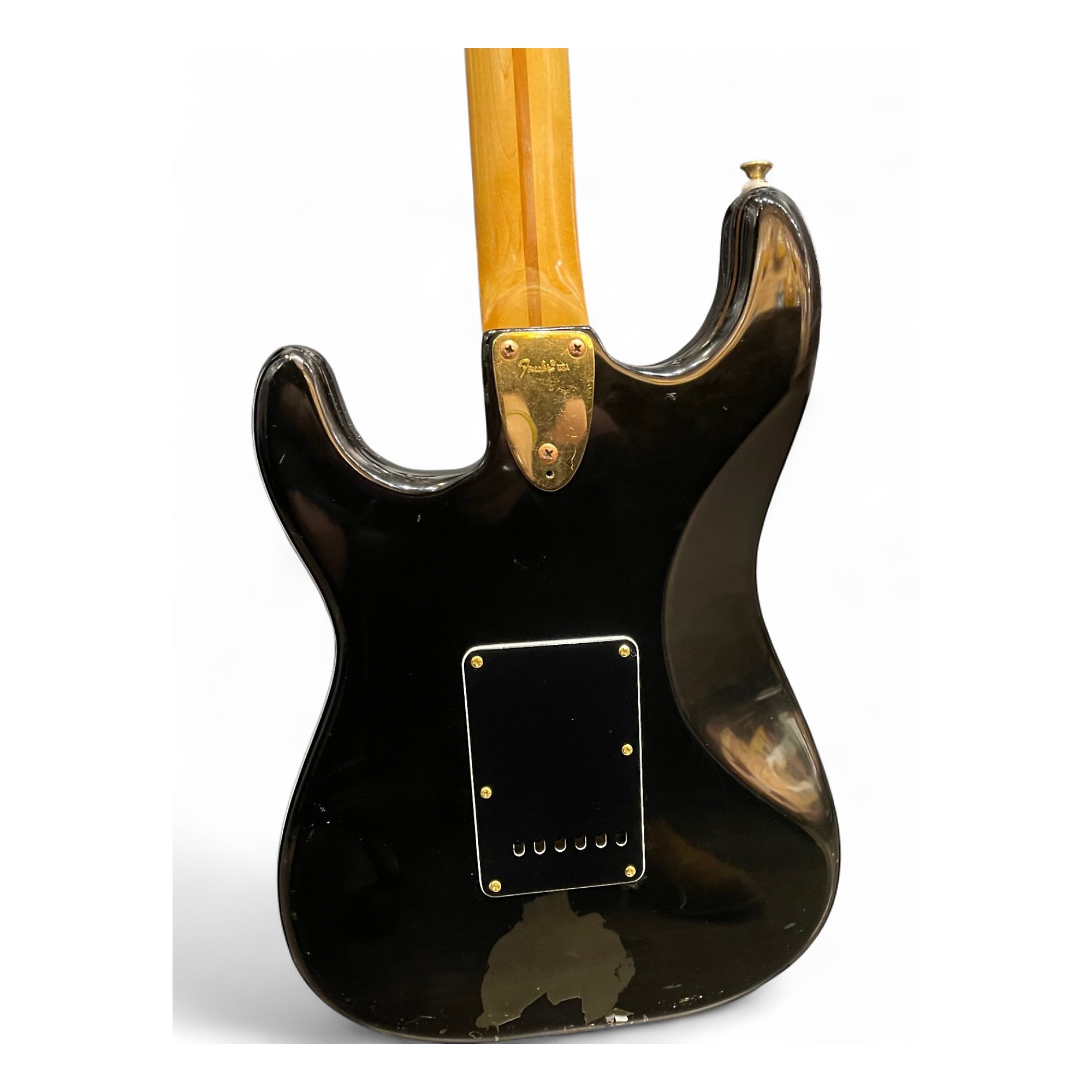 Vintage 1976 Fender American Standard Stratocaster Black Solid
