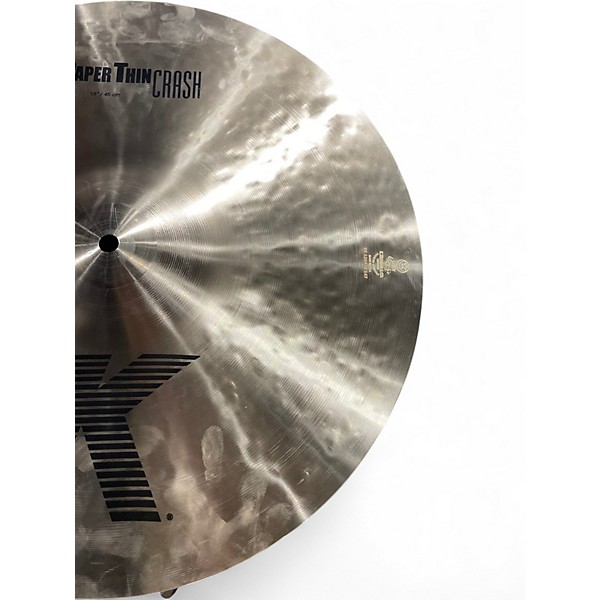 Used Zildjian 18in K Paper Thin Crash Cymbal