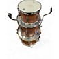 Used British Drum Co. 3 Piece Lounge Series Club Mahogany Drum Kit