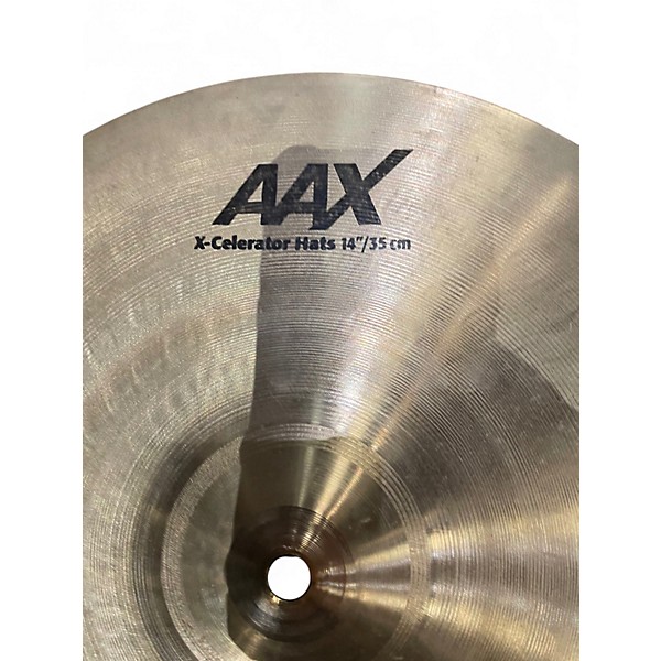 Used SABIAN 14in AAX X Celerator Hi Hat Pair Cymbal