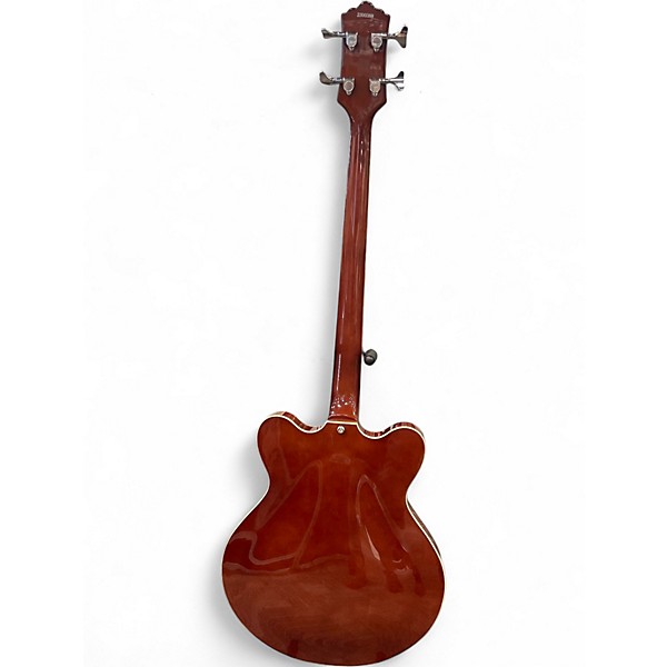 Used Eastwood Classic 4 Red Electric Bass Guitar