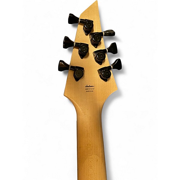 Used Jackson USA MISHA MANSOR HT6QM Trans Amber Solid Body Electric Guitar