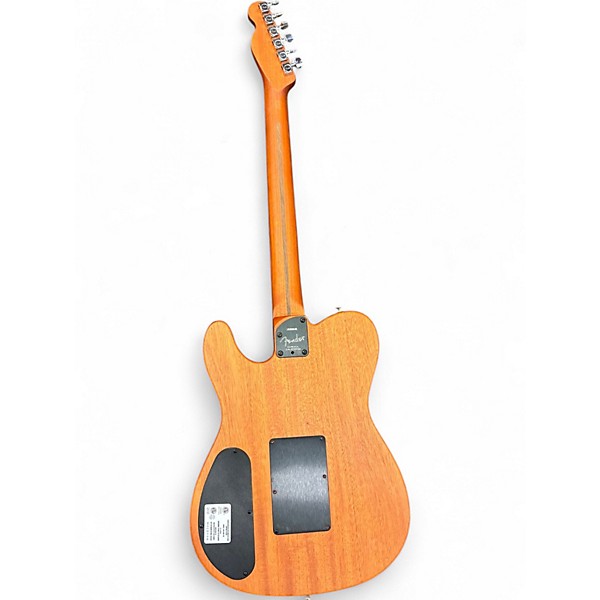 Used Fender American Acoustasonic Telecaster Sunburst Acoustic Electric Guitar