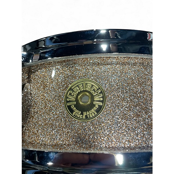 Used Gretsch Drums 4.5X14 125th Anniversary Snare Champagne Sparkle Drum