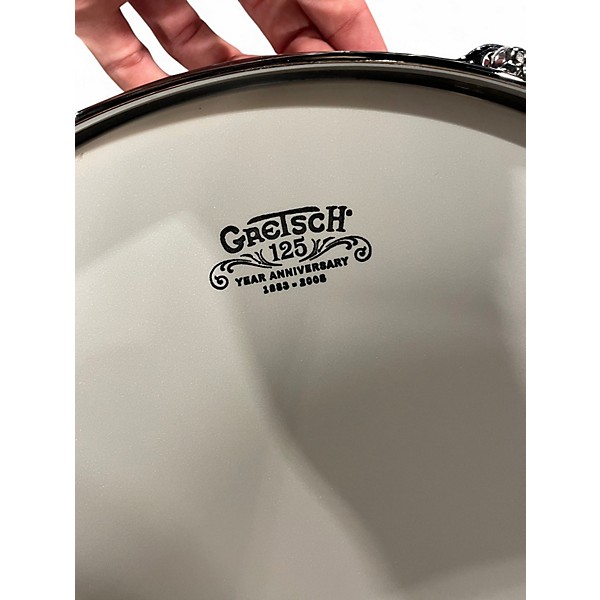 Used Gretsch Drums 4.5X14 125th Anniversary Snare Champagne Sparkle Drum
