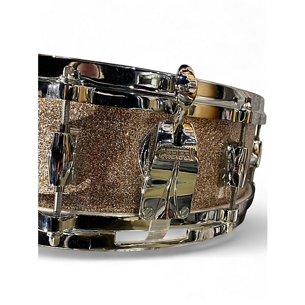 Used Gretsch Drums 4.5X14 125th Anniversary Snare Champagne Sparkle Drum