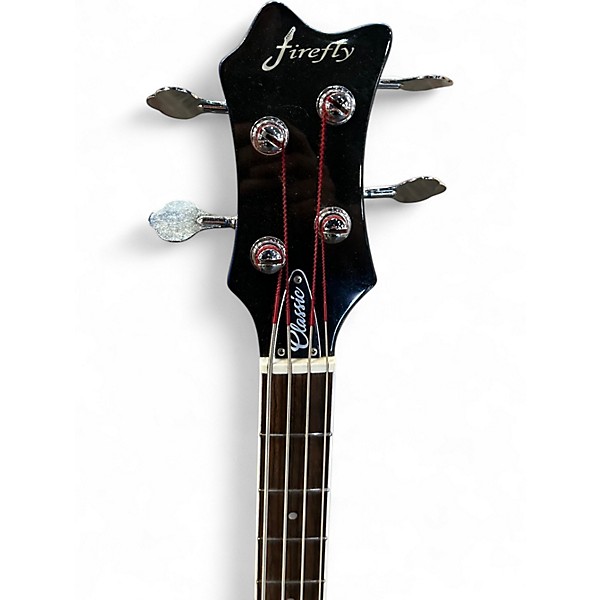 Used Firefly RE BLUE SPARKLES Electric Bass Guitar