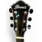 Used Ibanez AEWC400TKS Trans Black Acoustic Electric Guitar