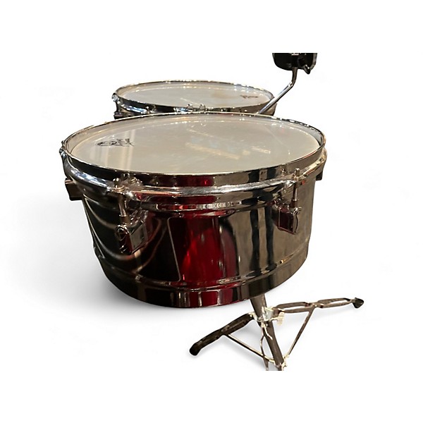 Used LP 14in ASPIRE TIMBALE SET Chrome Silver Drum