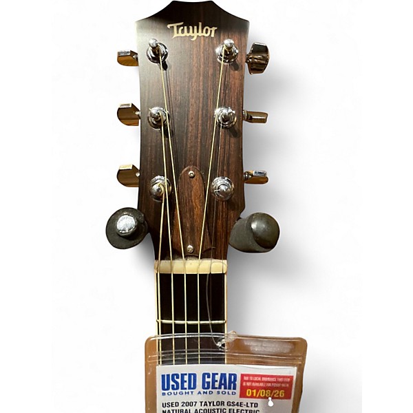 Used 2007 Taylor GS4e-LTD Natural Acoustic Electric Guitar
