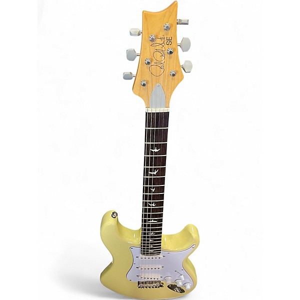 Used PRS SE Silver Sky Cream Solid Body Electric Guitar