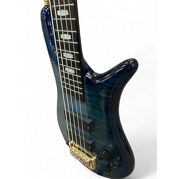 Used Spector Euro5 LT BLUE FADE GLOSS Electric Bass Guitar