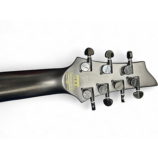 Used Schecter Guitar Research KM7 MKIII  Trans White Solid Body Electric Guitar