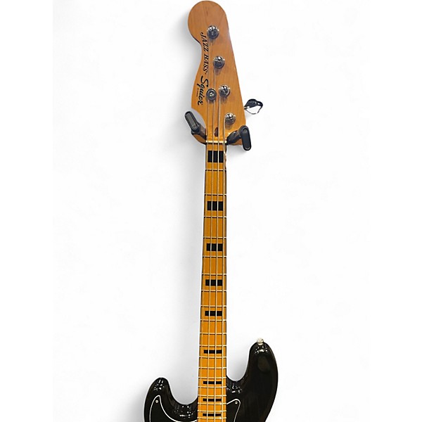Used 2020s Squier BASS ZH Black Electric Bass Guitar