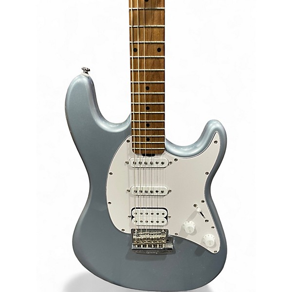 Used Sterling by Music Man cutlass firemist silver Solid Body Electric Guitar