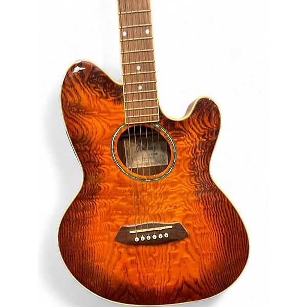 Used Ibanez TCY20E ORANGE BURST Acoustic Electric Guitar