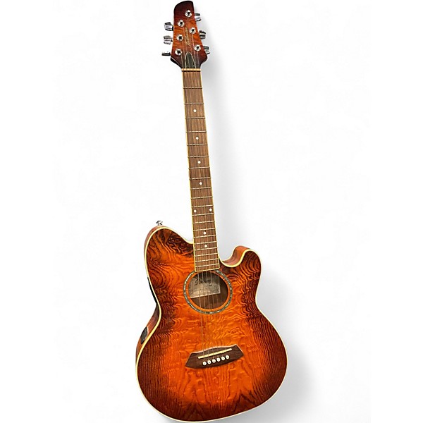 Used Ibanez TCY20E ORANGE BURST Acoustic Electric Guitar