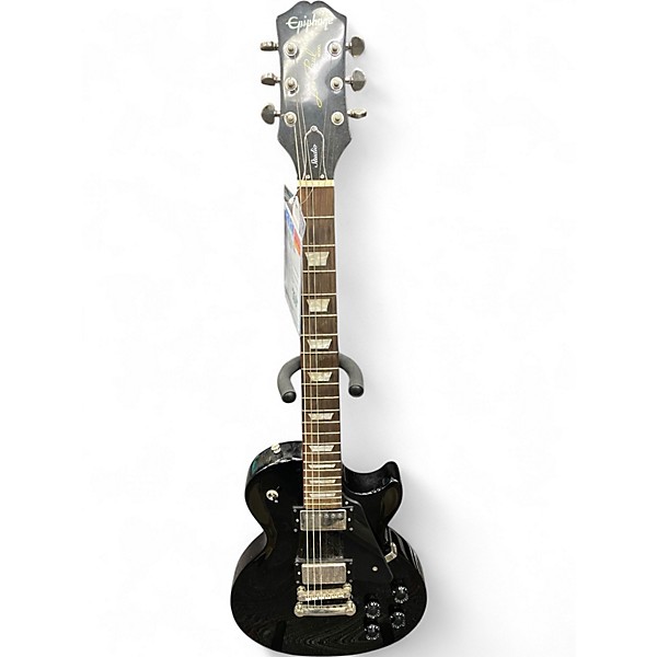 Used Epiphone Les Paul Studio Black Solid Body Electric Guitar