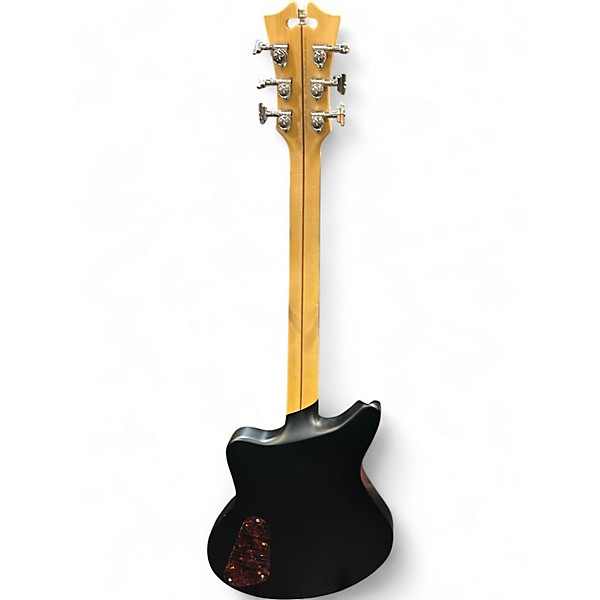 Used D'Angelico Deluxe Bedford SH LTD Matte Black Hollow Body Electric Guitar