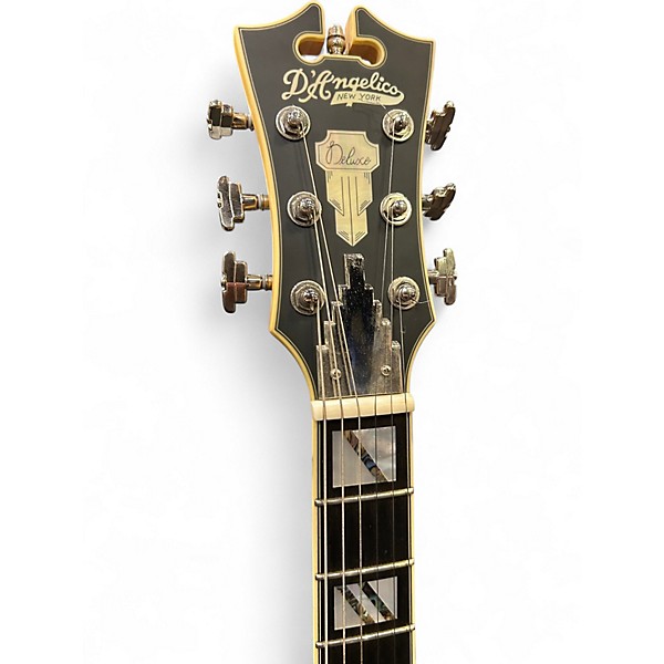 Used D'Angelico Deluxe Bedford SH LTD Matte Black Hollow Body Electric Guitar