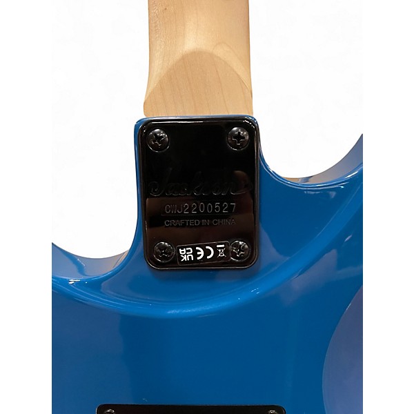 Used Jackson JS32 Dinky Blue Solid Body Electric Guitar