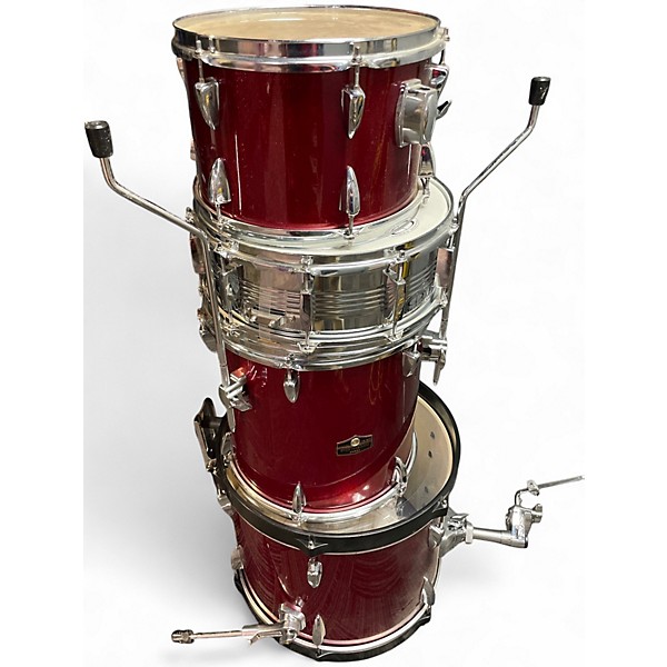 Used TAMA 4 Piece Imperialstar Wine Red Drum Kit