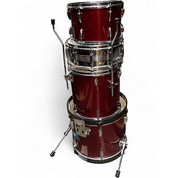 Used TAMA 4 Piece Imperialstar Wine Red Drum Kit