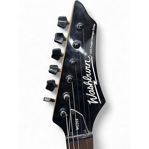 Used Washburn WG208 Gunmetal Gray Solid Body Electric Guitar