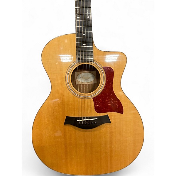 Used Taylor 214CE Natural Acoustic Electric Guitar
