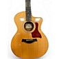Used Taylor 214CE Natural Acoustic Electric Guitar