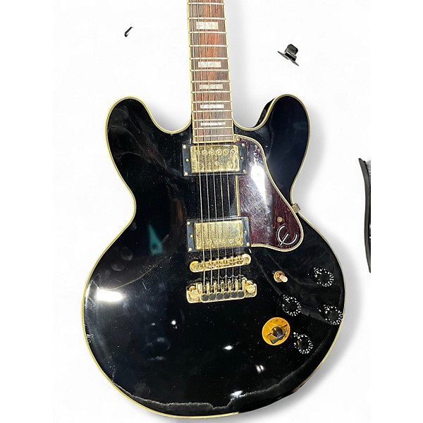 Used Epiphone BB King Lucille Black Hollow Body Electric Guitar