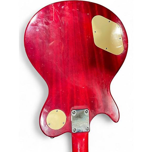 Used Silvertone Avion Cherry Burst Solid Body Electric Guitar