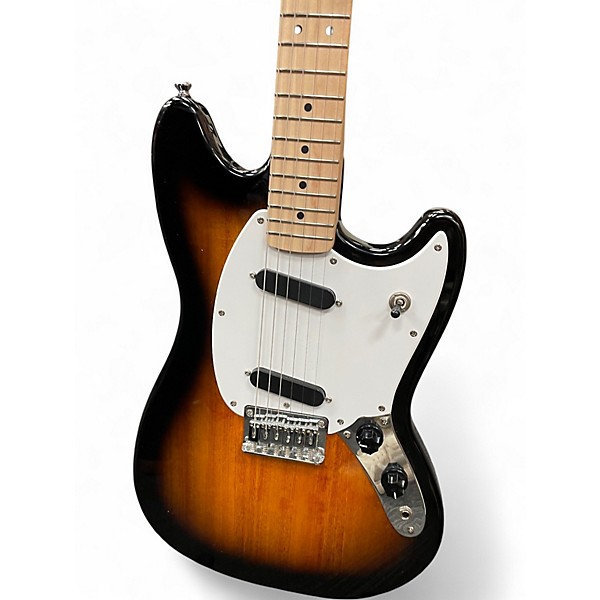 Used Squier MUSTANG 2 Color Sunburst Solid Body Electric Guitar