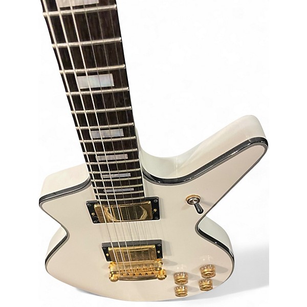 Used Dean Cadillac Straight Six Vintage White Solid Body Electric Guitar