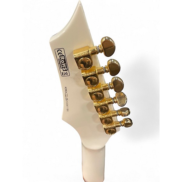 Used Dean Cadillac Straight Six Vintage White Solid Body Electric Guitar