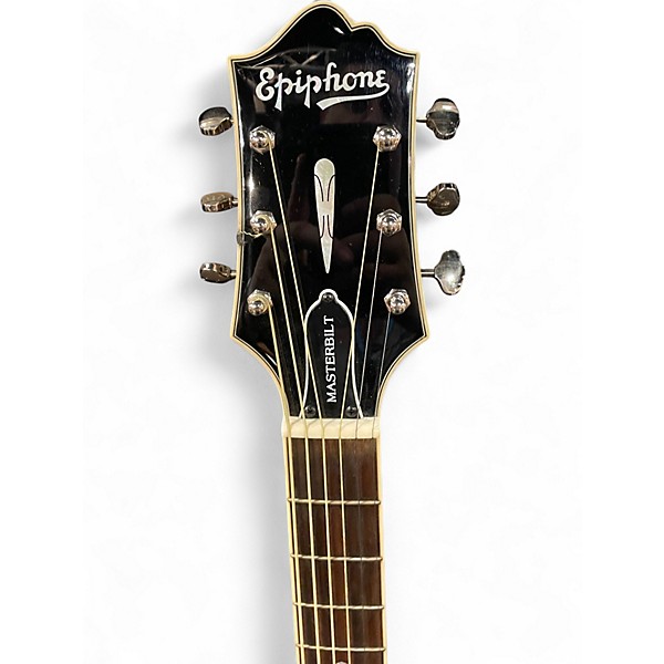 Used Epiphone Masterbuilt DR-500MCE Natural Acoustic Electric Guitar