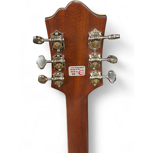 Used Epiphone Masterbuilt DR-500MCE Natural Acoustic Electric Guitar