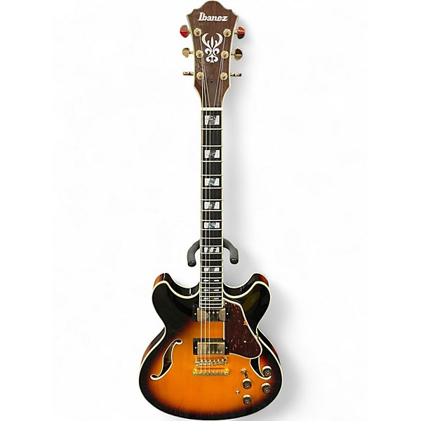 Used Ibanez AS113 2 Color Sunburst Hollow Body Electric Guitar