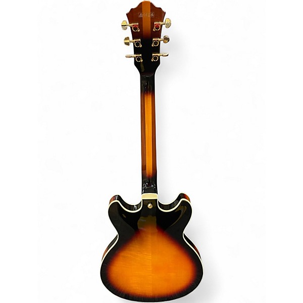 Used Ibanez AS113 2 Color Sunburst Hollow Body Electric Guitar