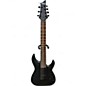 Used Schecter Guitar Research Damien 7 String Black Solid Body Electric Guitar thumbnail