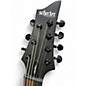 Used Schecter Guitar Research Damien 7 String Black Solid Body Electric Guitar