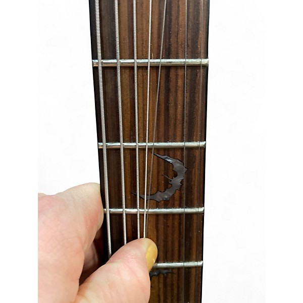 Used Schecter Guitar Research Damien 7 String Black Solid Body Electric Guitar