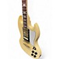 Used Harley Benton DC-600 VI Vintage Cream Solid Body Electric Guitar