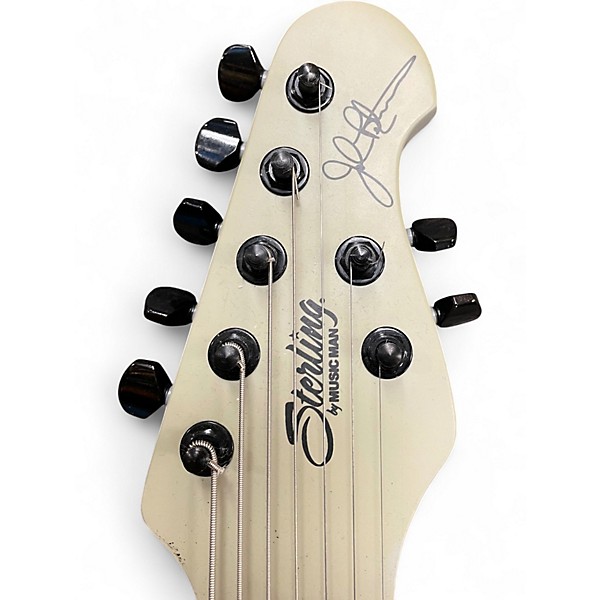 Used Sterling by Music Man John Petrucci Majesty MAJ170 Chalk Grey Solid Body Electric Guitar