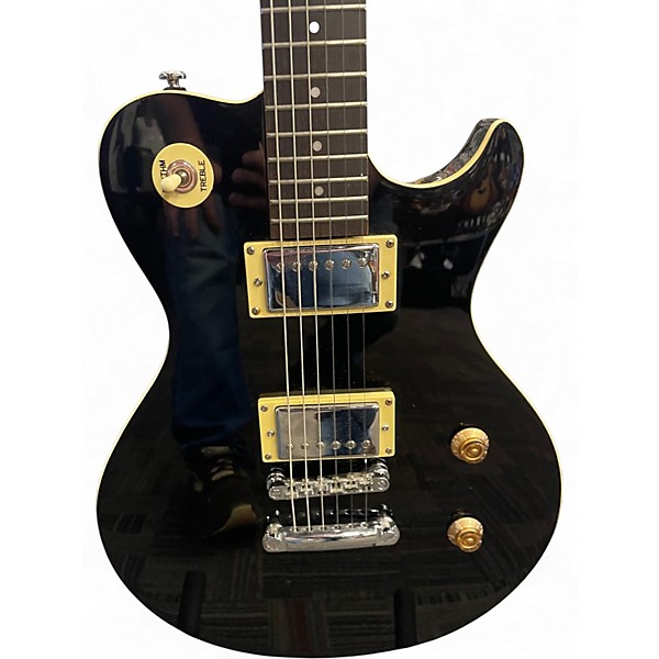 Used Greg Bennett Design by Samick AVION Black Solid Body Electric Guitar