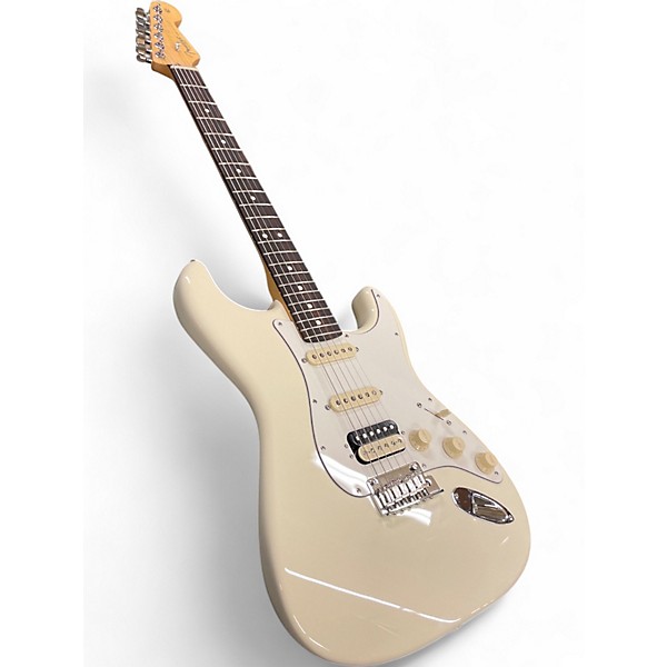 Used Fender Mod Shop Stratocaster Olympic White Solid Body Electric Guitar