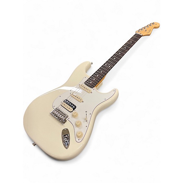 Used Fender Mod Shop Stratocaster Olympic White Solid Body Electric Guitar