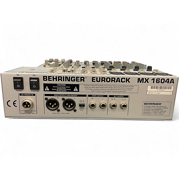 Used Behringer Eurorack mx1604A Powered Mixer