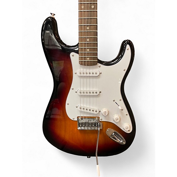 Used Squier Affinity Stratocaster 3 Color Sunburst Solid Body Electric Guitar