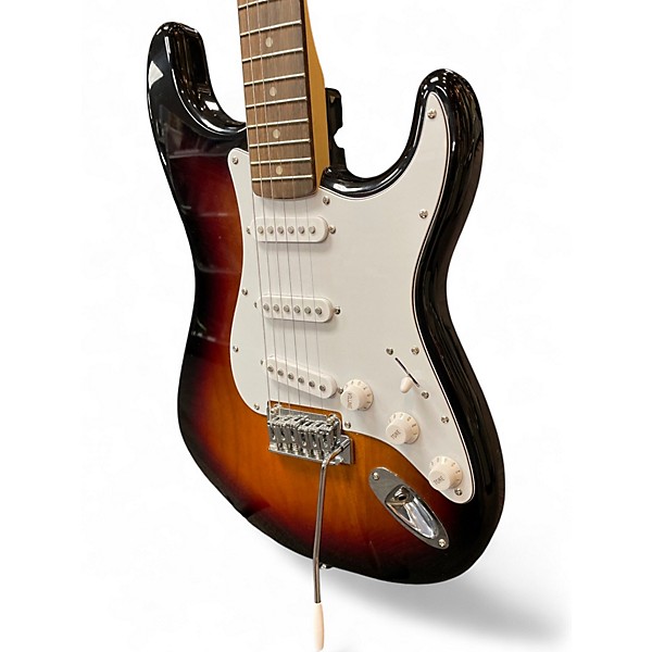 Used Squier Affinity Stratocaster 3 Color Sunburst Solid Body Electric Guitar
